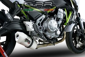GPR / ジーピーアール Original For Kawasaki Ninja 650 2017/20 E4 Homologated Full Exhaust Catalized Albus Evo4 | E4.CO.K.161.CAT.ALBE4