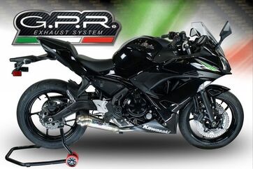 GPR / ジーピーアール Original For Kawasaki Ninja 650 2017/20 E4 Homologated Full Exhaust Catalized Powercone Evo | E4.CO.K.161.CAT.PCEV