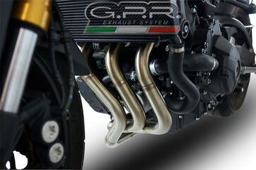 GPR / ジーピーアール Original For Yamaha Mt-09 / Fz-09 2017/20 E4 Homologated Full Exhaust Catalized Gp Evo4 Poppy | E4.CO.Y.195.CAT.GPAN.PO