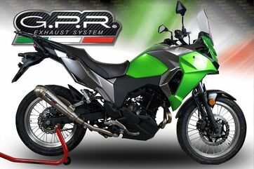 GPR / ジーピーアール Original For Kawasaki Versys-X 300 2017/20 E4 Homologated Slip-On Catalized Powercone Evo | E4.K.165.CAT.PCEV