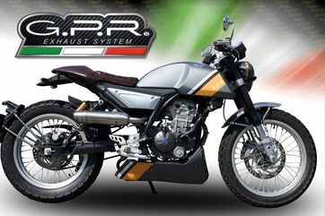 GPR / ジーピーアール Original For F.B. Mondial Hps 125 > Apr 2018/20 E4 レーシング Full Exhaust Deeptone Inox | MD.3.RACE.DE