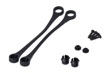 SW Motech TRAX ADV replacement lid stop. Black. For TRAX ADV side cases. 2 pieces. | ALK.00.732.10500/B