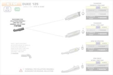 ARROW / アロー KTM DUKE 125 '17 ステンレス リンクパイプ | 71675MI