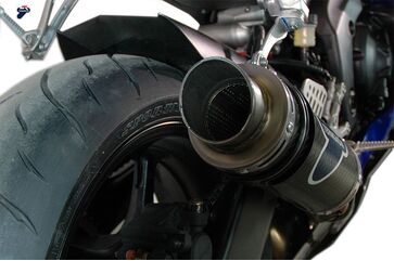Termignoni / テルミニョーニ 1 サイレンサー GP STYLE スリップオン ラウンド ステンレス, スリーブ: カーボン | Y077080CR