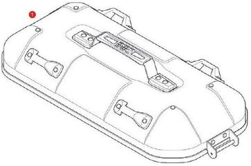 GIVI / ジビ Lid For Dlm36B 左側 | ZDLM36BLCM