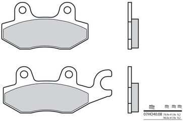 BREMBO / ブレンボ ブレーキパッド 07HO4008 オーガニック | 07HO4008