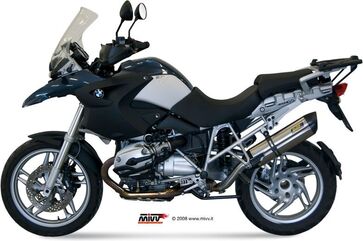 MIVV / ミヴ -SPORT SUONO- スリップオン ステンレス製（カーボンエンドキャップ） for BMW R 1200 GS (04-07) | B.002.L7