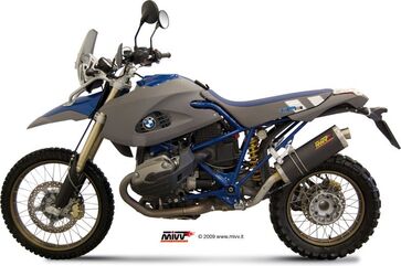 MIVV / ミヴ -SPORT OVAL- スリップオン カーボン for BMW HP2 ENDURO (05-) | B.006.LE