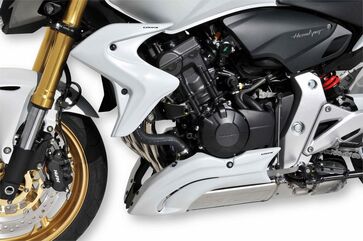 Ermax / アルマックス radiator air scoops (pair) for CB 600 hornet 2011-2013, matt white 2013(matt pearl cool white [nhb44] ) | 760155098