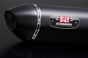 Yoshimura JMCA Full System R-77J XMAX 21-, Metal Magic cover, Carbon end | 110A-319-5120