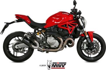 MIVV / ミヴ SPORT M3 2 SLIP-ON Muffler CARBON for DUCATI MONSTER 1200 2017 NOT approved | D.042.SM3C