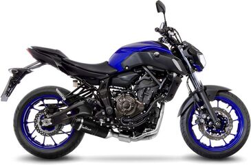 LeoVince / レオビンチ LV ONE EVO フルシステム2/1, カーボンファイバー, カーボンファイバー エンドキャップ eマーク取得 YAMAHA MT-07/FZ-07 (2017-2019) | 14252EK