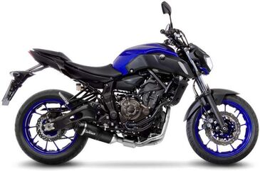 LEOVINCE / レオビンチ SBK LV ONE EVO 2/1 MT-07/MT-07 TRACER/XSR 700 INOX BLACK with catalyst ECE/EU-APPROVED STAINLESS STEEL FULL SYSTEM | 14251EKB