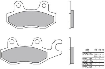 BREMBO / ブレンボ ブレーキパッド 07YA22SA シンタード・メタル | 07YA22SA