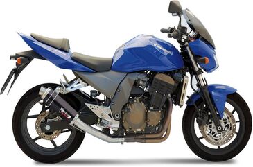 MIVV / ミヴ- SPORT スリップオン スチール、黒 for KAWASAKI Z 750 (04-06) | K.011.LXB