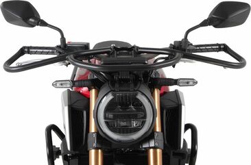 ヘプコ＆ベッカー アッパーフロントプロテクションバー - ブラック Honda CB 650 R (2019-) | 5039518 00 01