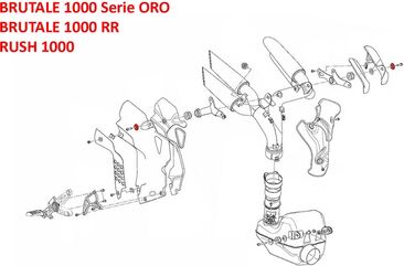 CNC Racing / シーエヌシーレーシング Silencer bracket screw collar Ducati | KV452