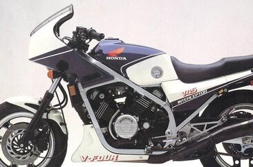 Powerbronze / パワーブロンズ スタンダード スクリーン HONDA VF750 84-86 フレームレッド | 410-H128-013