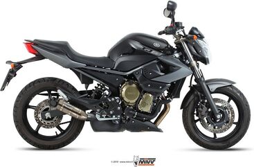 MIVV / ミヴ -SPORT DOUBLE GUN- スリップオン チタン for YAMAHA XJ6 XJ6 DIVERSION (09-) | Y.032.LDG