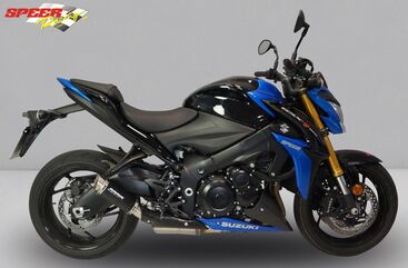 Bodis (ボディス) GPC-RSII スリップオンマフラー （カーボンカバー付）ステンレスブラック for GSX-S1000/F (2017-) | SGSXS1000-006