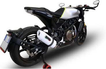 GPR / ジーピーアール Original For Husqvarna Svartpilen 701 2018/20 E4 Homologated スリッポンエキゾースト Albus Evo4 | E4.HU.43.ALBE4