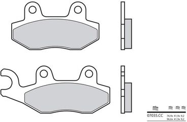 BREMBO / ブレンボ ブレーキパッド 07035CC カーボンセラミック | 07035CC