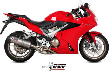 MIVV / ミヴOVAL スリップ オン チタン キャップ付き for HONDA VFR 800 F (2014 - 2016) | H.064.LNC