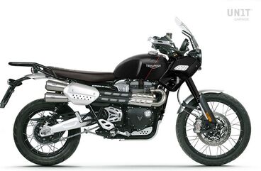 Unitgarage / ユニットガレージ Kit Dual-Scrambler Triumph 1200XC & XE, Gloss Black | 3102-Gloss-Black
