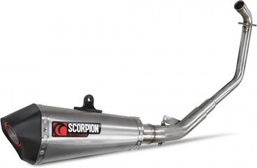 Scorpion Mufflers Serket Taper Full System Brushed Stainless Steel Sleeve | RHA198SYSSEO
