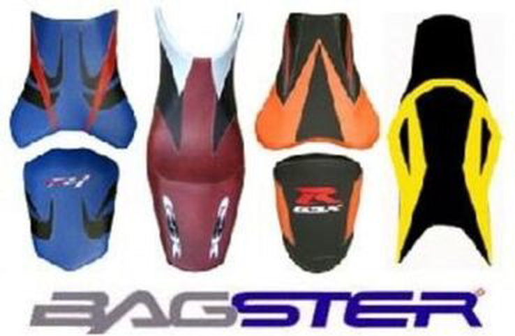Bagster / バグスター シートカバー CBR 600 F /2000 HONDA PVC ブラック/シルバー/ TILE レター | 2110D