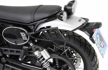 ヘプコ＆ベッカー レザーバッグチューブキャリア カットアウト Yamaha SCR 950 from 2017 | 6264556 00 01