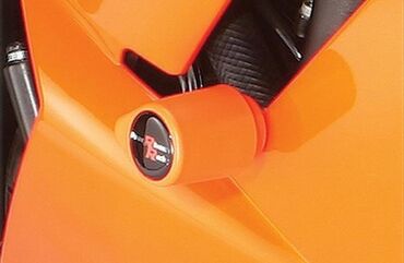 Powerbronze / パワーブロンズ バジェットクラッシュポストセット (クラッシュバー), アンバー KAWASAKI ZX6-R, 07-08 (DRILL フェアリング) | 513-K114-007