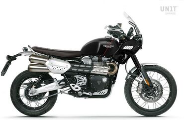 Unitgarage / ユニットガレージ Kit Dual-Scrambler Triumph 1200XC & XE, Matt black | 3102-Matt-black