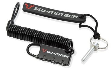 SW-Motech Anti-theft protection for PRO/ EVO tank bag Security pin/motorbike luggage cable lock | TRT.00.640.20001