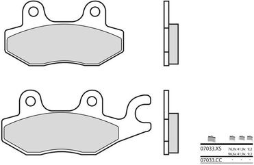 BREMBO / ブレンボ ブレーキパッド 07033CC カーボンセラミック | 07033CC