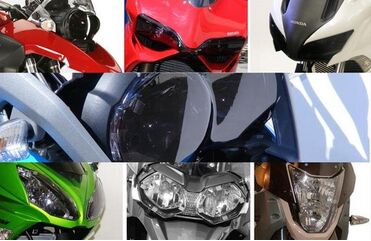 Powerbronze / パワーブロンズ ヘッドライト  プロテクター SUZUKI GSXR750 WR ブルー | 440-S070-008