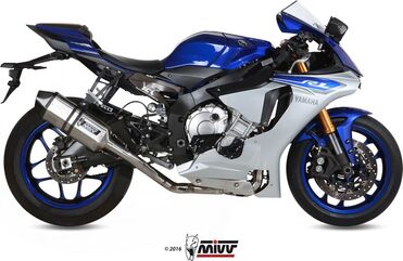 MIVV / ミヴ POWER STEEL SPEED EDGE Imp. compl./Full sys. 4x2x1 STAINLESS STEEL for YAMAHA YZF 1000 R1 2015 NOT approved | X.YA.0010.SRX