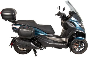 Hepco & Becker イージーラックトップケースキャリアブラックオリジナルリアラックとの組み合わせ用 Piaggio MP3 400 / MP3 Sport 400 (2022-) | 6627652 01 01