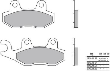 BREMBO / ブレンボ ブレーキパッド 07YA21SA シンタード・メタル | 07YA21SA