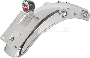 Kedo Stainless Steel Taillight Bracket for 'Stop Taillight Item 41382 (. Supplied including mounting material, but WITHOUT taillight) | 50150