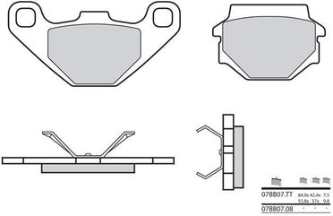 BREMBO / ブレンボ ブレーキパッド 07BB0708 オーガニック | 07BB0708