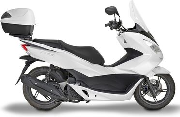 GIVI / ジビ Windscreen D1136ST for Honda PCX 125-150 14-17, color clear, dim. HxW 63 x 43,5 cm, fits oe headlight fairing | D1136ST
