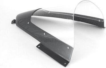 FULLSIX CARBON WINDSCREEN - CLEAR + 30mm | MD-V422-C52C