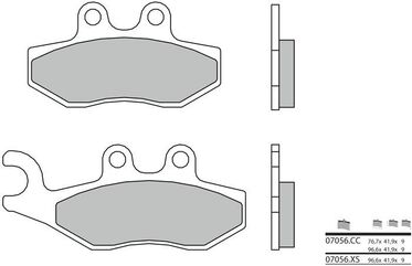 BREMBO / ブレンボ ブレーキパッド 07056CC オーガニック | 07056CC