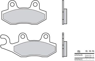 BREMBO / ブレンボ ブレーキパッド 07076CC カーボンセラミック | 07076CC