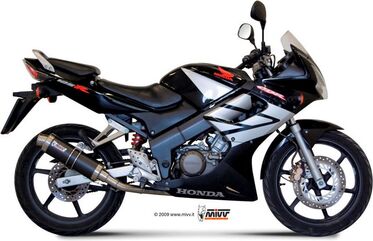 MIVV / ミヴ -SPORT GP- フルエキゾーストシステム 1-1 カーボン for HONDA CBR 125 R (04-) | H.043.L2S