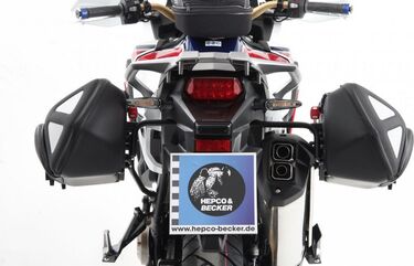 ヘプコ＆ベッカー C-Bow シーボウ（シーボウ）ソフトバッグキャリア - ブラック Honda CRF1000L アフリカツイン