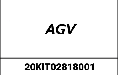 AGV / エージーブイ チークパッド K1 (XL) ブラック | 20KIT02818-001