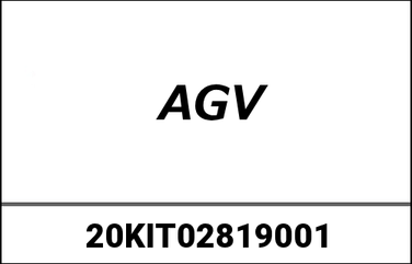 AGV / エージーブイ チークパッド K1 (XXL) ブラック | 20KIT02819-001