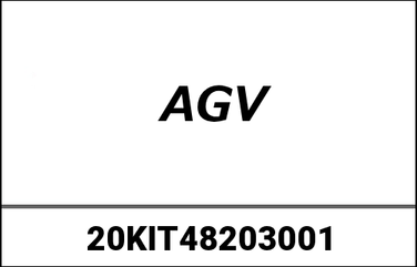 AGV / エージーブイ チークパッド ORBYT (S/L) グレー/ブラック | 20KIT48203-001